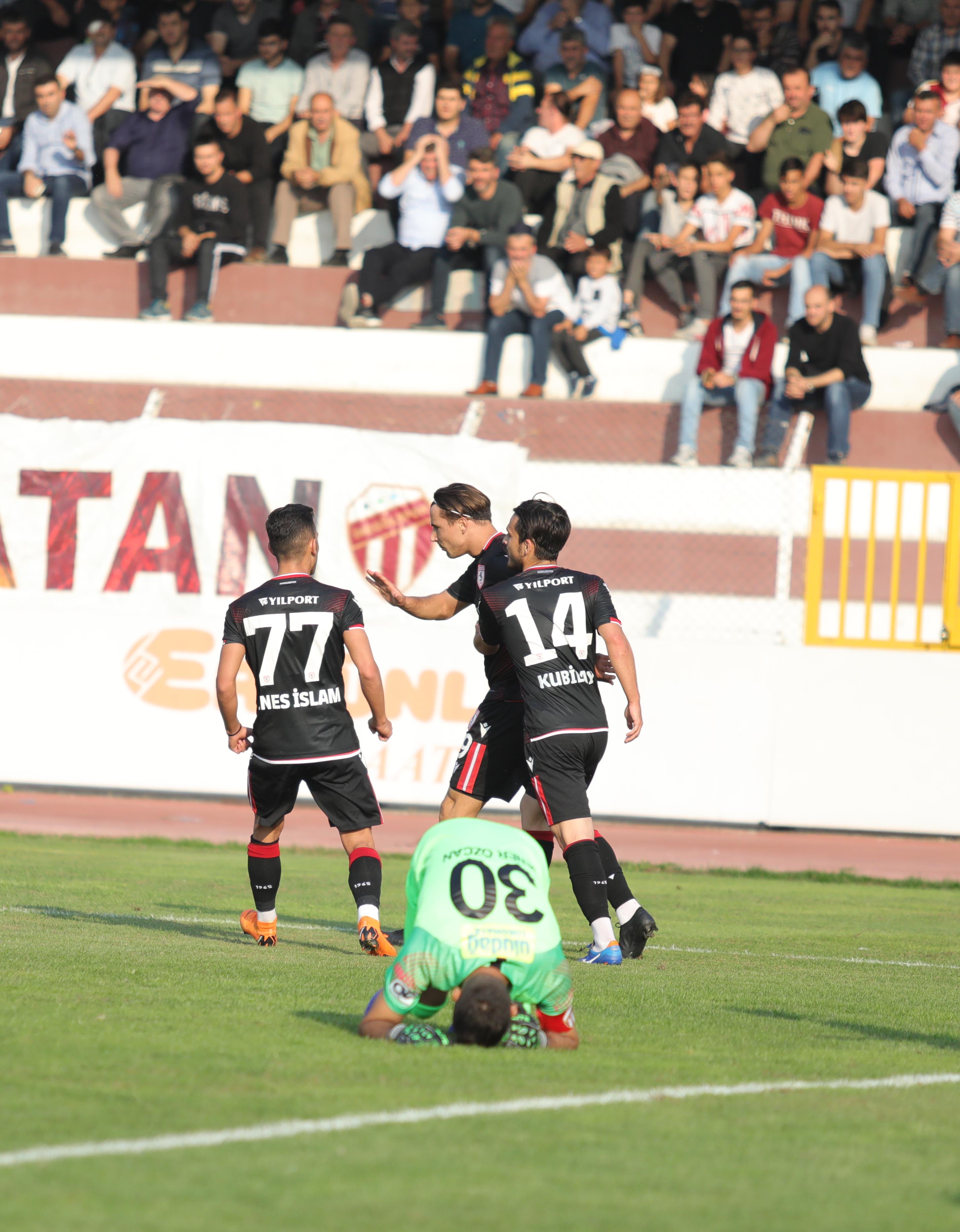 Samsun 3 puanla döndü